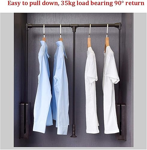 Miniatura 4 de Riel Para Colgar Armario Desplegable, Estante De Almacenamiento Para Armario De Aleación De Aluminio, Estante De Almacenamiento Para Elevador De