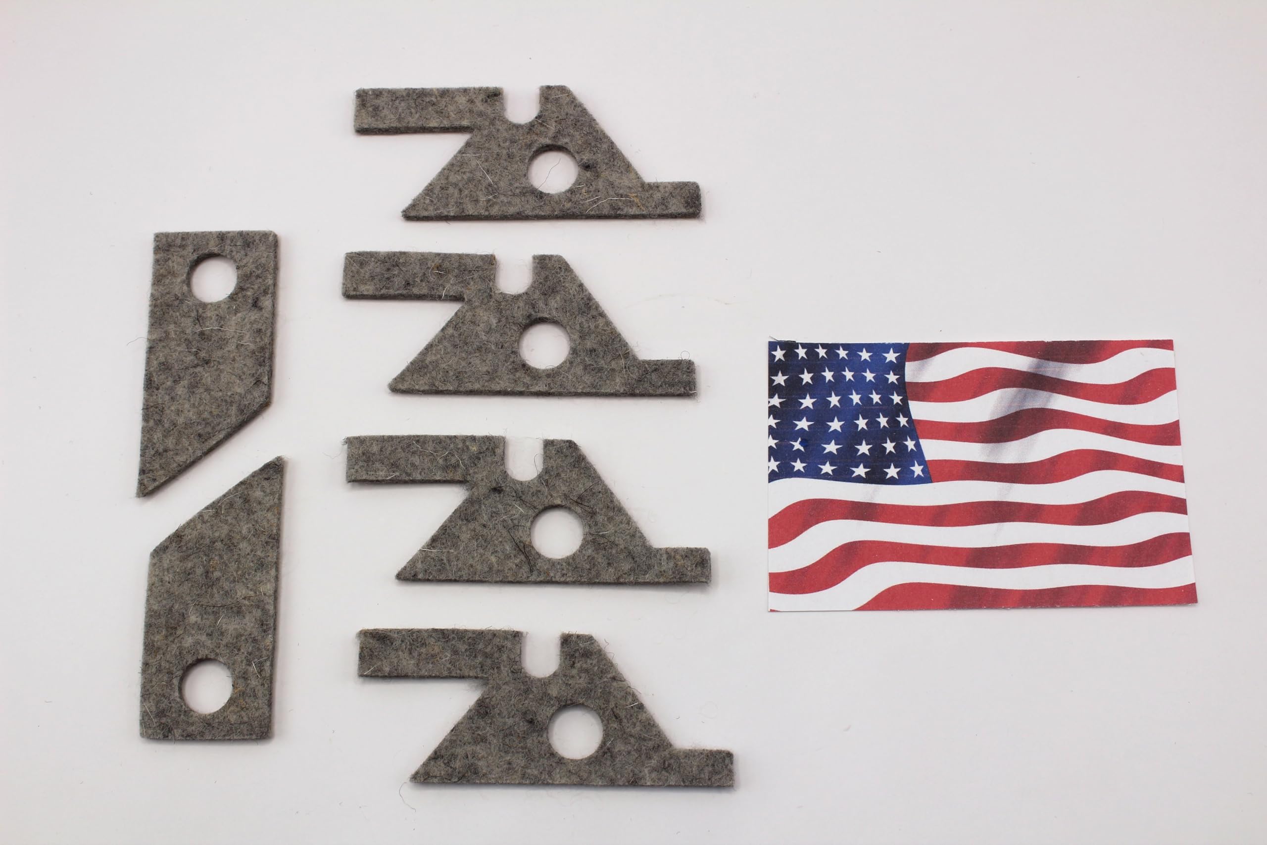 Bridgeport Mill, J Head Milling Machine Saddle & Knee Felt Wiper Kit M1601