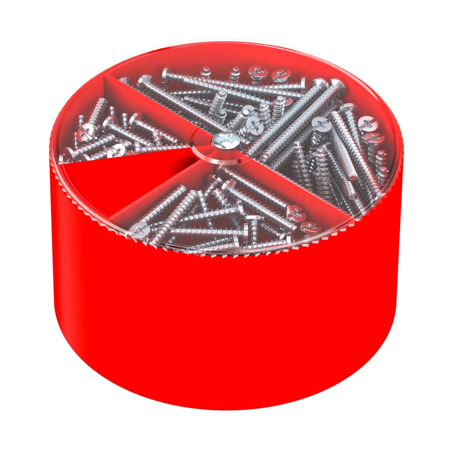 Don Quichotte Geräteschraube Sortimentsbox 300-teilig für Schalterdosen | je 100Stk. 3,2x15 / 3,2x25 / 3,2x40
