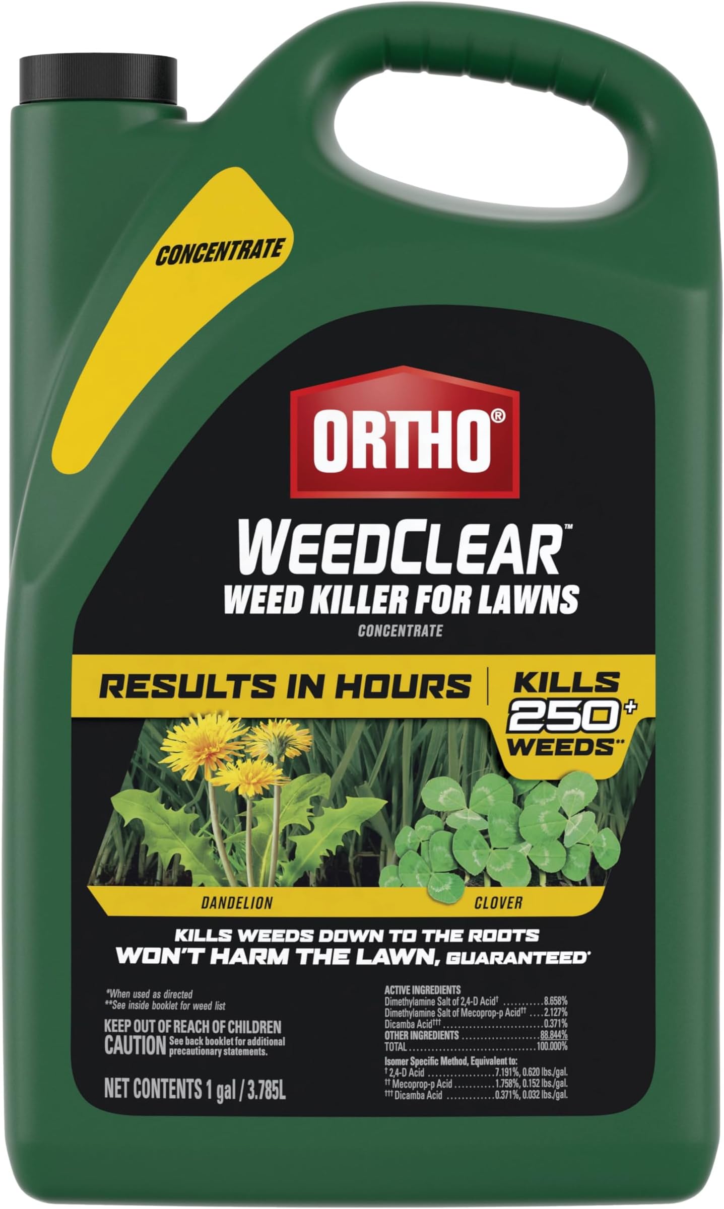 Ortho WeedClear Weed Killer for Lawns Concentrate - Kills Dandelion & Clover, Weed Killer Concentrate, 1 gal.