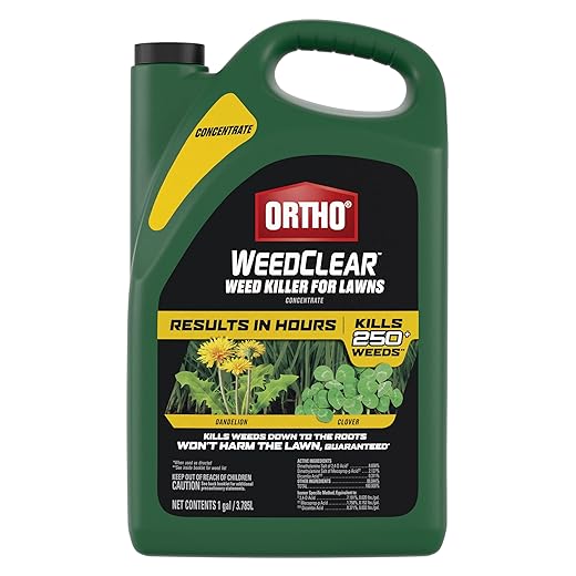 Ortho WeedClear Weed Killer for Lawns Concentrate - Kills Dandelion & Clover, Weed Killer Concentrate, 1 gal.