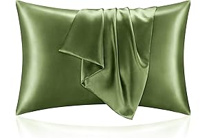 BeDeLite Green Satin Pillowcase: Luxury for Hair and Skin