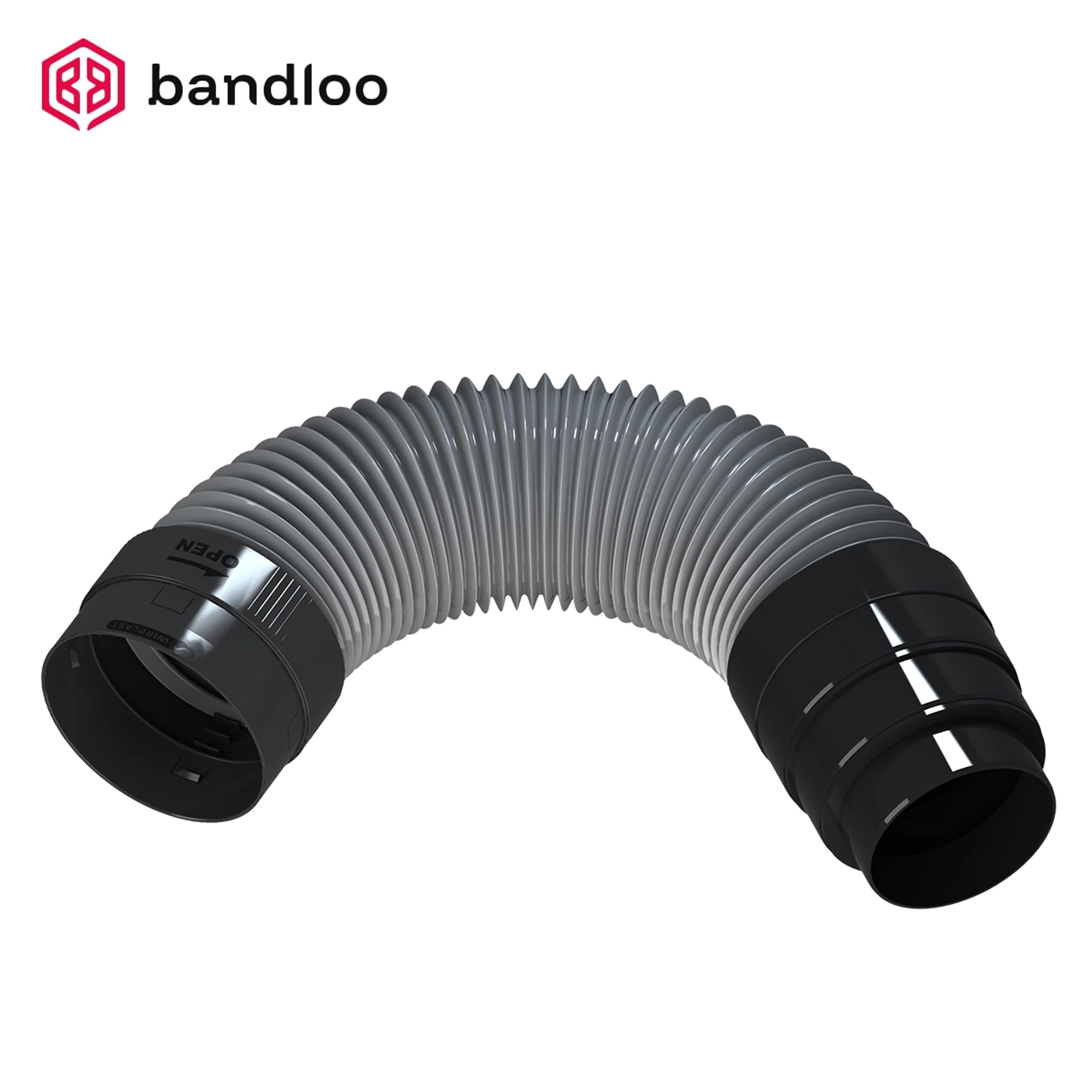 BANDLOO Entlüfterkamin Tile EVO DN 125 Ruroflex Vogelabwehrstacheln LÜFTUNGSKAMIN SET Braas Frankfurter Benders Mecklenburger ProDach Doppelrömer RAL 7021 Anthrazit