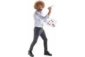 80s Loveable Landscape Painter Halloween Costume | Painter Accessory Pack