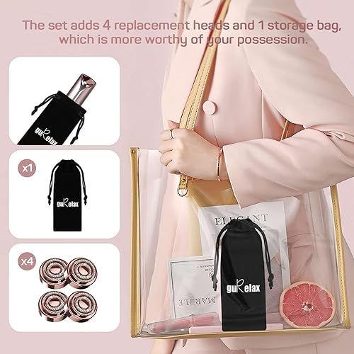 Miniatura 3 de Dispositivo de depilación, depilación facial para mujeres, removedor de vello facial sin dolor para mujer, depilación facial sin dolor, afeitadoras