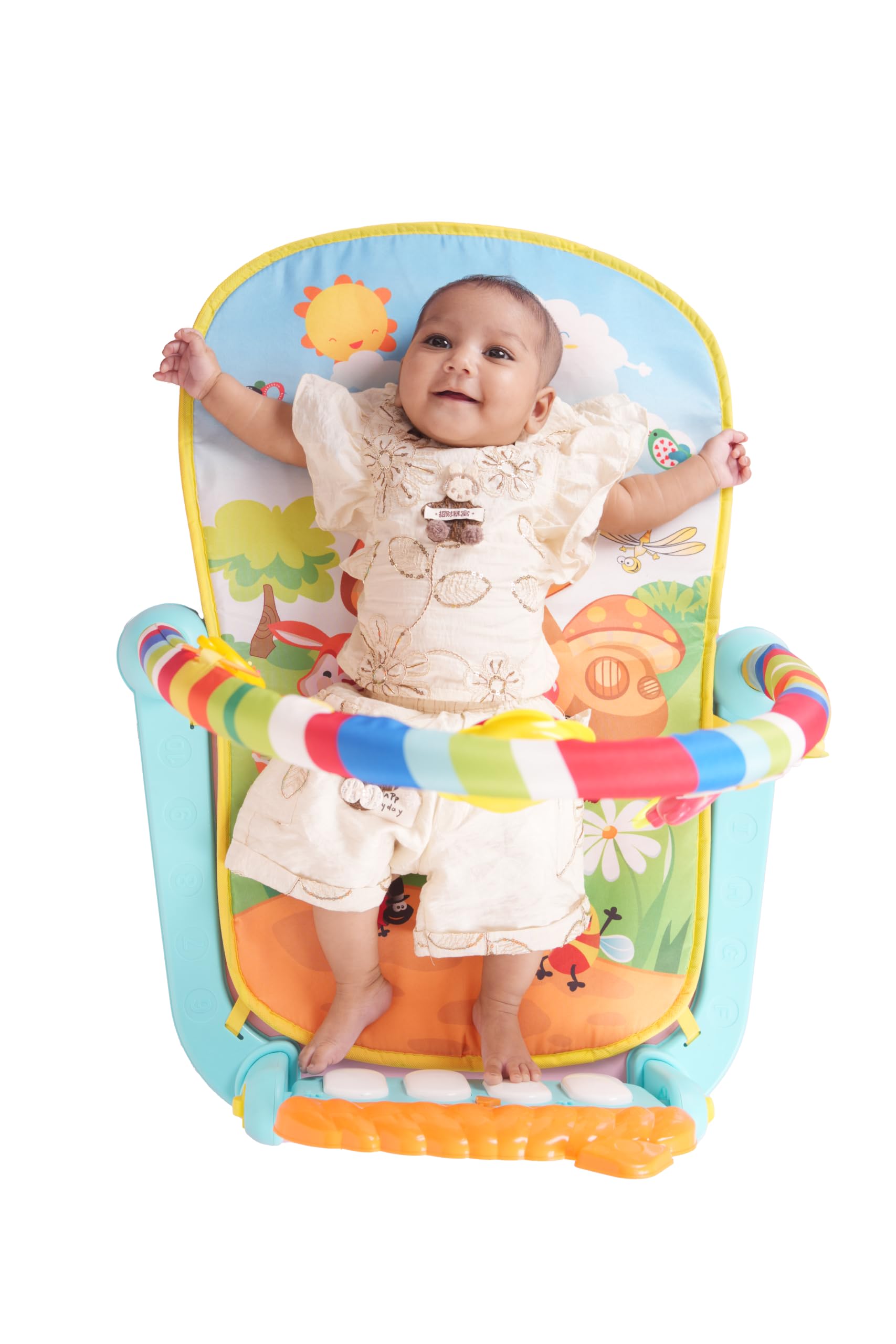 Baby Activity Seat Toy with Colourful Play Bar | Interactive Play, Infant Seat-picture-18