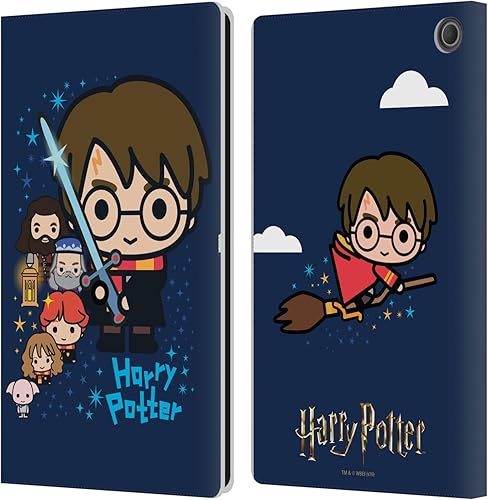 Miniatura 21 de Head Case Designs Harry Potter Hermione Ron Spell Deathly Hallows I - Funda de piel tipo cartera compatible con Kindle Paperwhite 1/2/3 Hechizo
