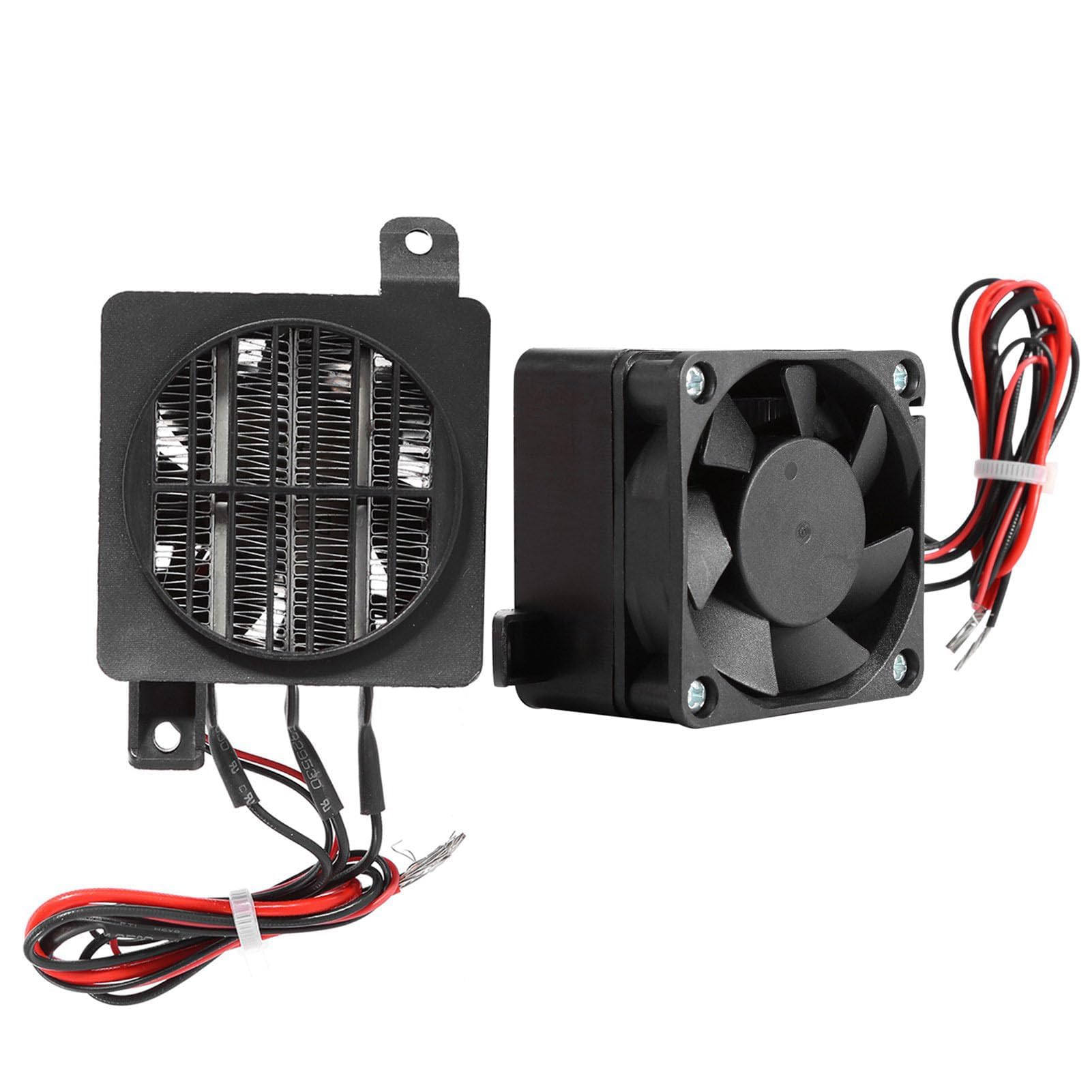Ejoyous PTC Fan Heater 12V 24V 180W 300W Fast Heating Energy Saving with Mounting Holes for Heater Humidifier Air Conditioning (24V 150W)