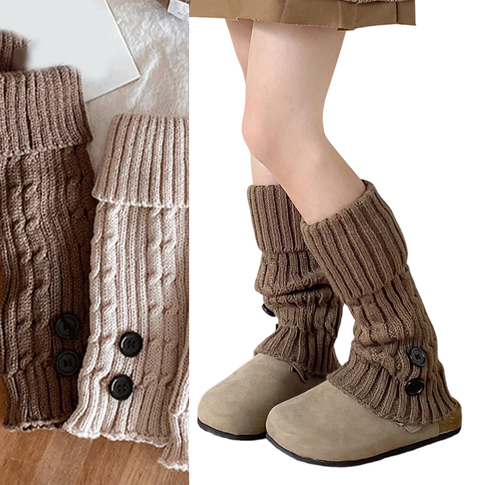Autunno Inverno Calzini Scaldamuscoli Calze per Ragazze 2-13 Anni Maglia Gamba Coprire Crochet Calze Lunghe Bambini Stack