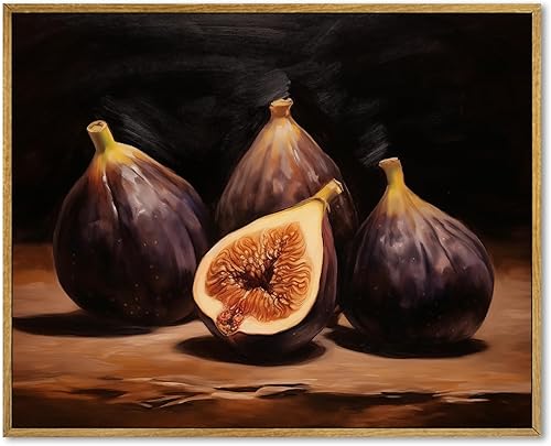 Miniatura 32 de Lienzo de paisaje de granja, arte de pared retro de paisaje natural, marco de bosque, pósteres de campo vintage, pintura de bosque verde, cuadros de