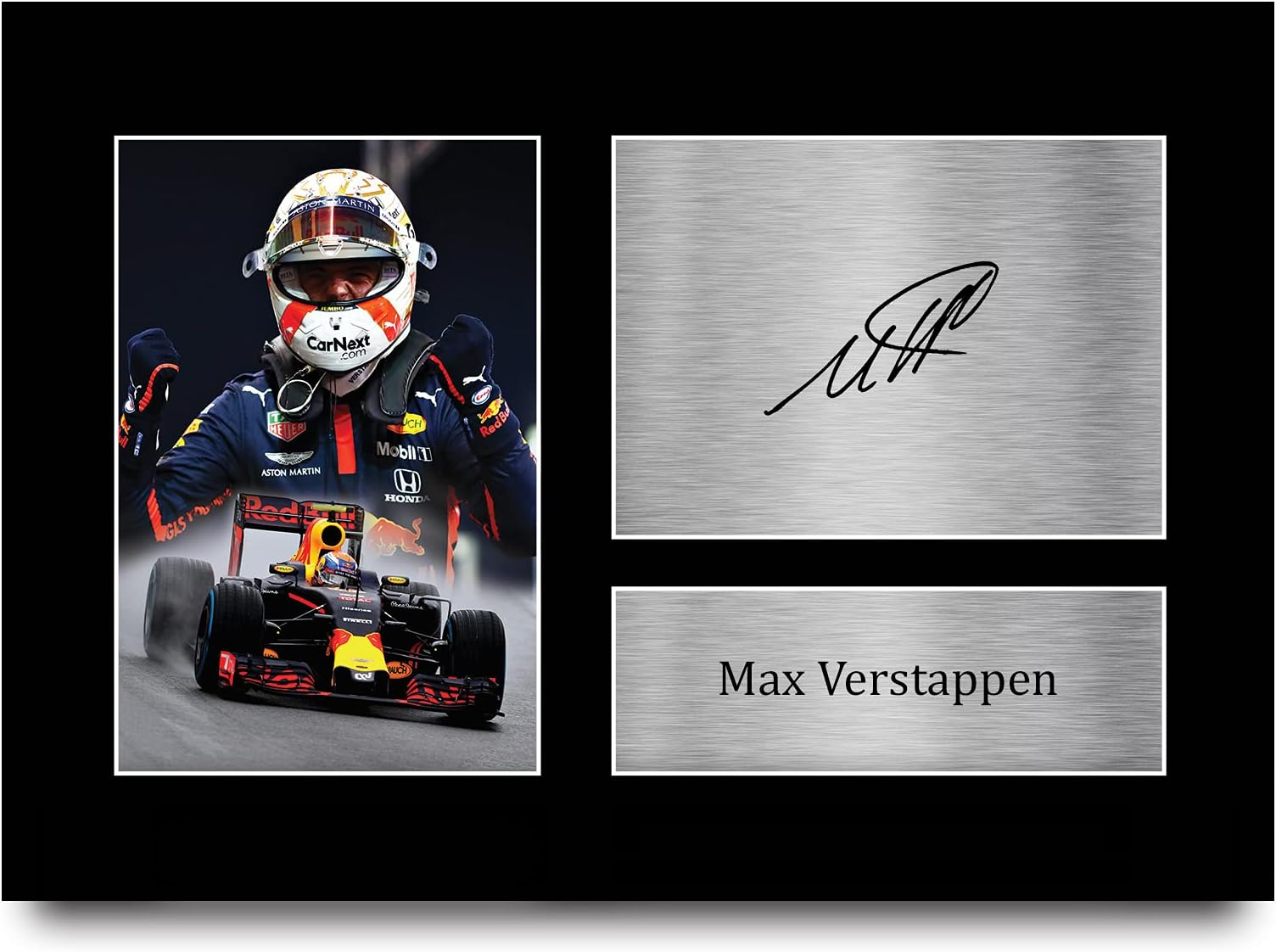 A4 Max Verstappen Formula 1 Gifts Printed Signed Autograph Picture for F1 Formula 1 Racing Fans