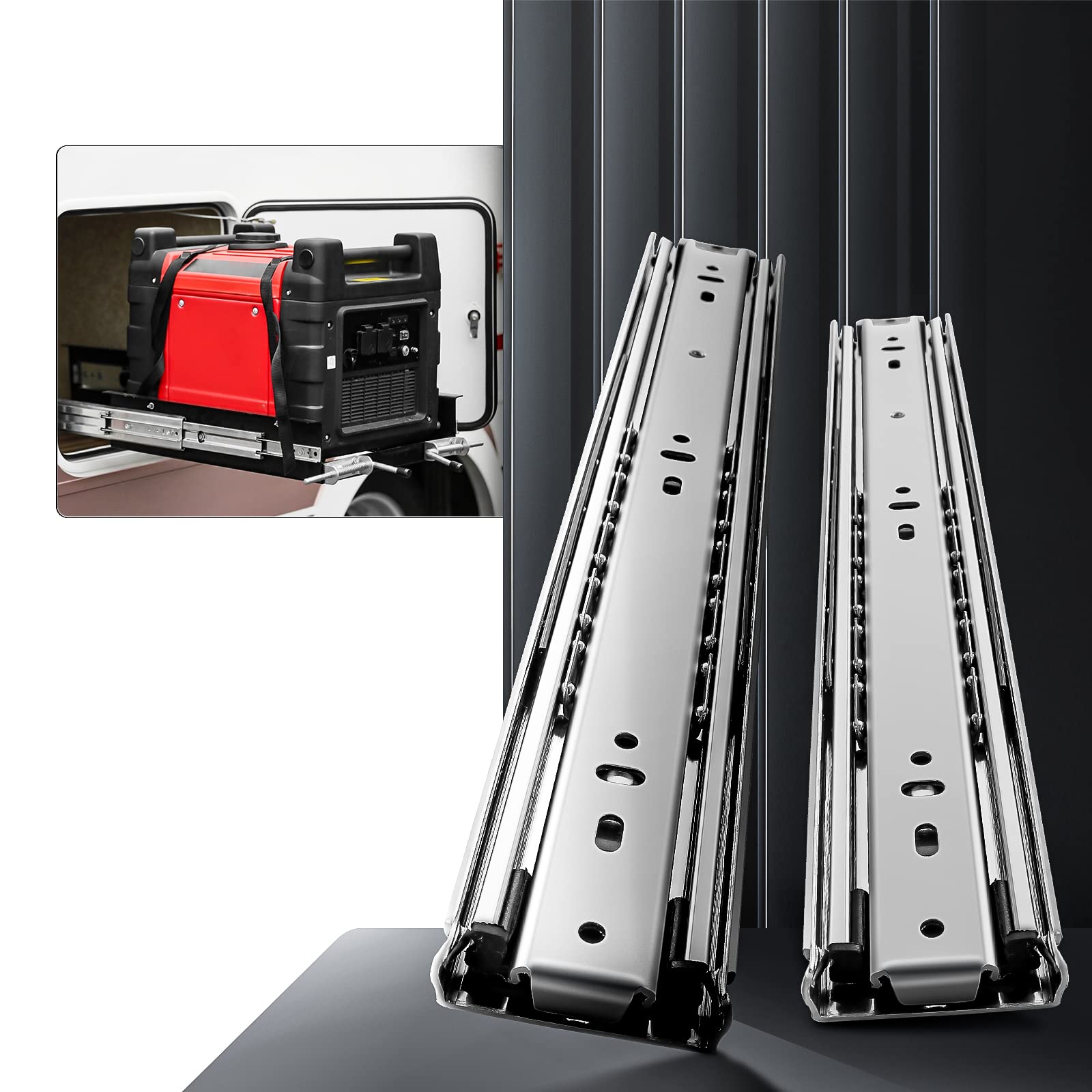 Buy SHUHANG Heavy Duty Drawer Slides 26 Inch 150 lb Load Capacity Side