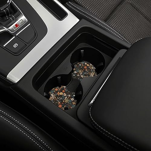 Miniatura 2 de 2 posavasos de auto para portavasos de automóvil, antideslizantes, para automóvil, inserto, universal, para mujeres y hombres