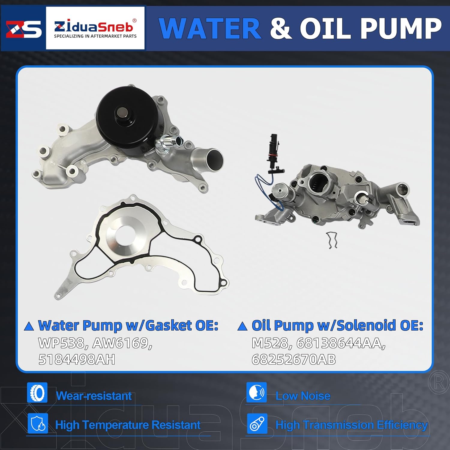 3.6 Engine Overhaul Rebuild Kit Head Gasket Set Timing Chain Kit W/Tool Kit Water Pump Oil Pump Fit For Chrysler 200 300 Dodge Jeep Grand Cherokee Ram 1500 3.6L V6 DOHC 2011-2016 HS26541PT 90511SX