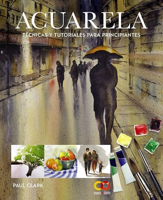 Portada de Acuarela. Tecnicas y Tutoriales para Principiantes