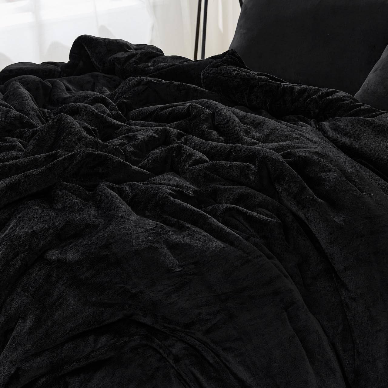 Byourbed Nashville Ribs - Coma Inducer® Oversized King Comforter Set - Black