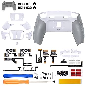 PS5カスタムコントローラー Luna Rise 4 Plus Max TMR Amazon.com: eXtremeRate RISE4 Plus MAX Back Paddles Kit with