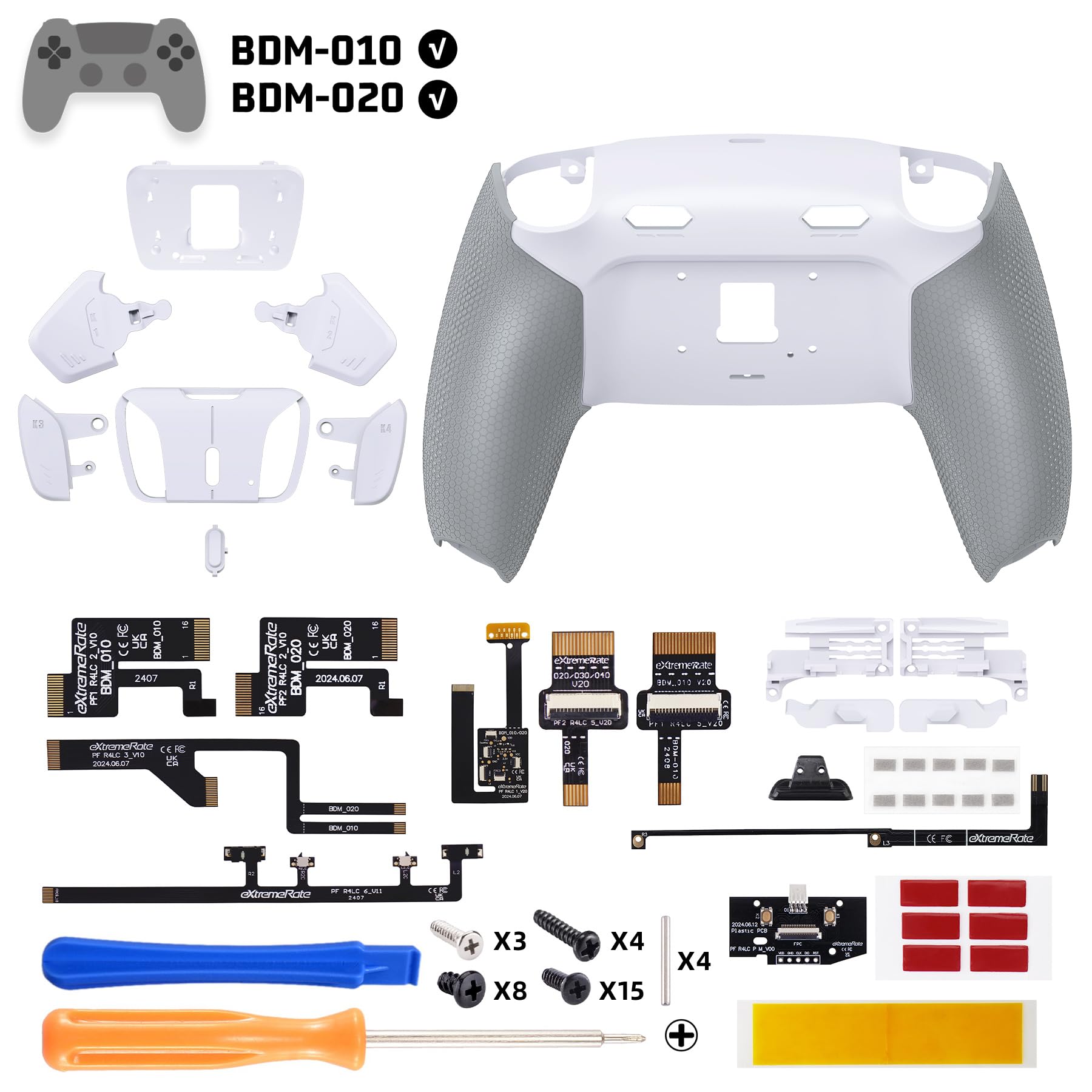 eXtremeRate RISE4 Plus MAX Back Paddles Kit with Clicky Trigger