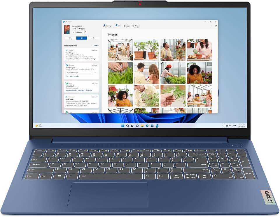 Lenovo IdeaPad Slim 3 15.6" FHD 8GB RAM 256GB Stor...