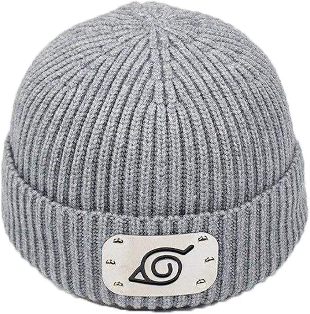 Gorros sin ala ninja para hombres y mujeres gorro de lana de punto con puños gorro enrollado cálido para sombreros de invierno ajustables