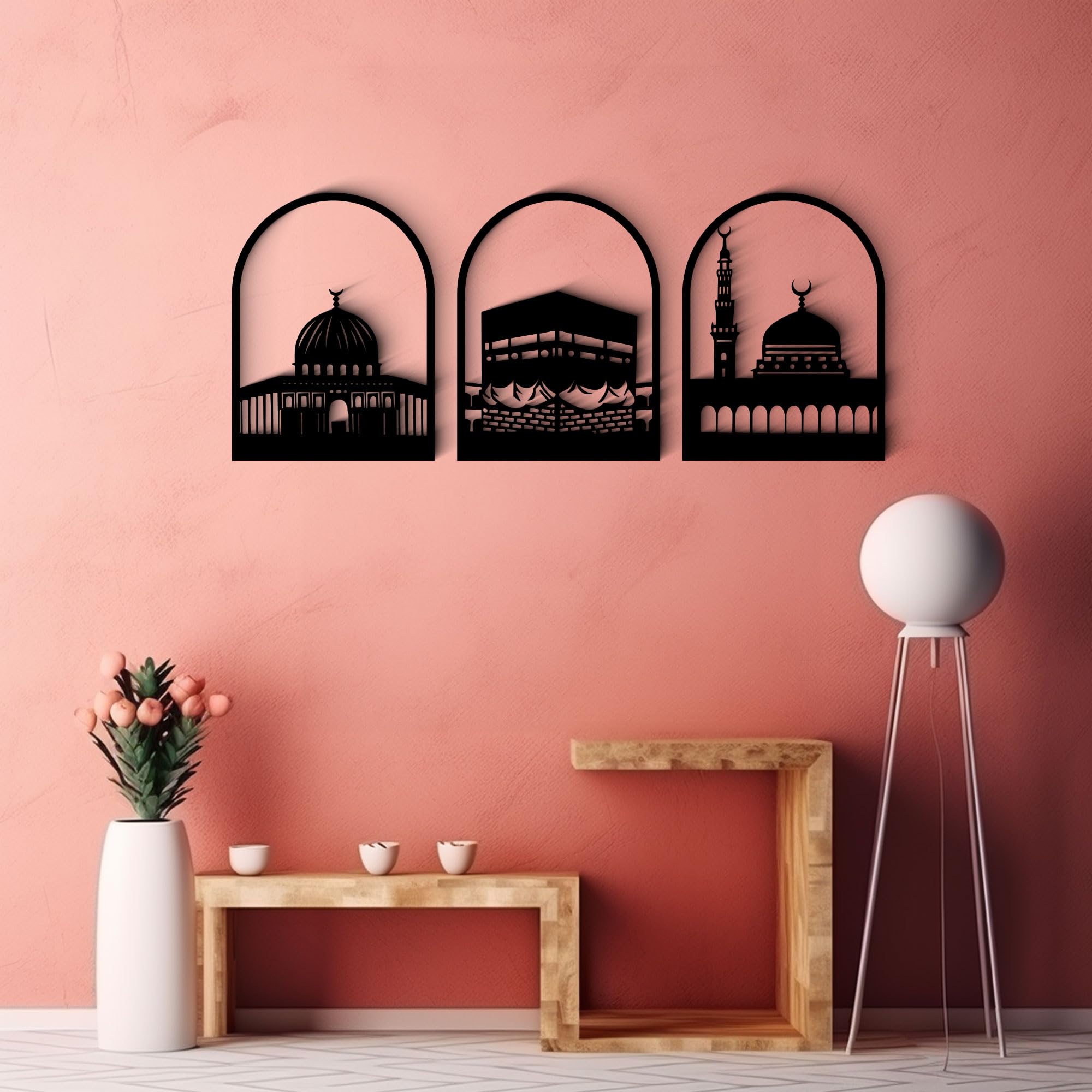 Buy Islamic Wall Art Masjid AlAqsa Mosque Wooden Wall Decor Home Decor