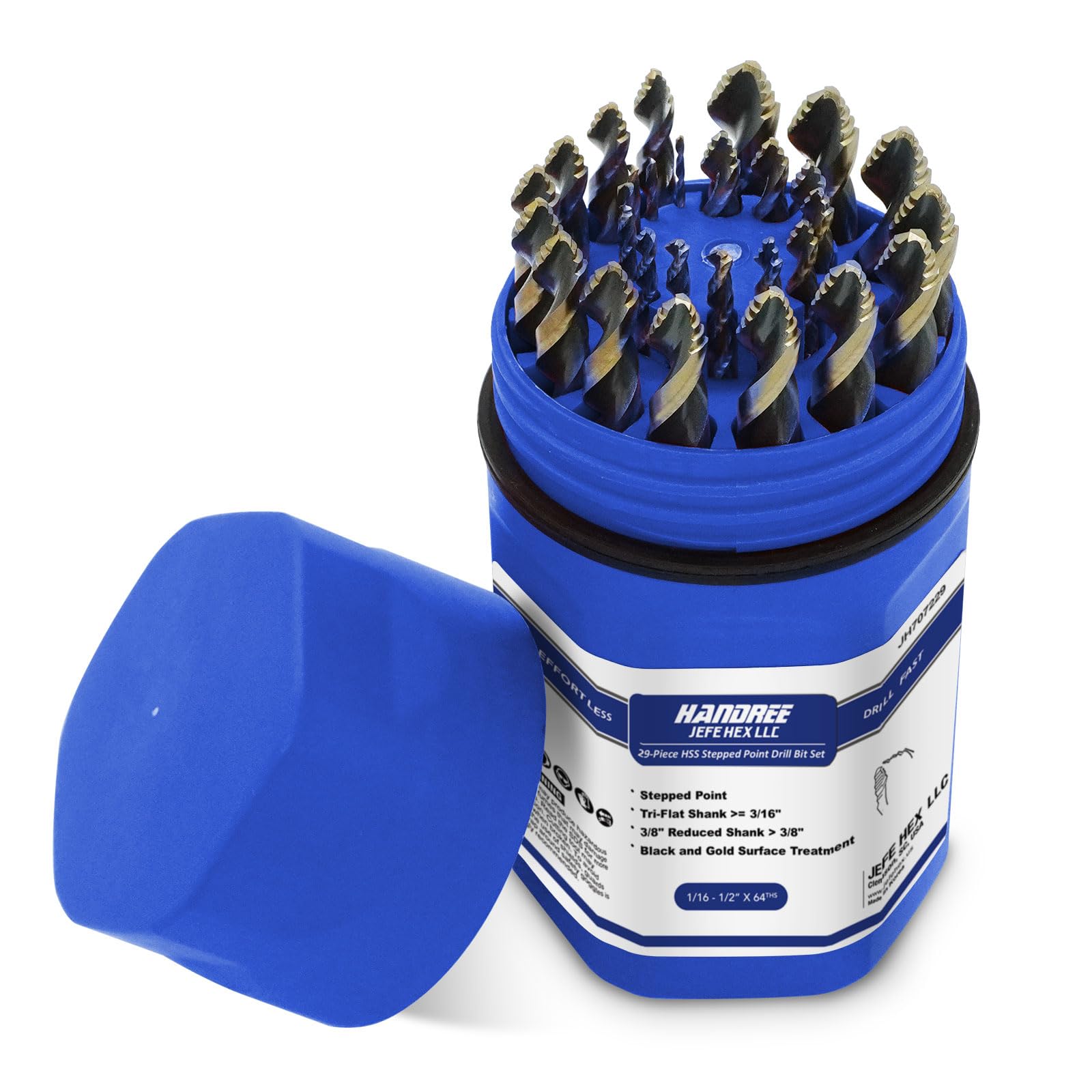 Jefe Hex Drill Bits - 2-Piece Set -23