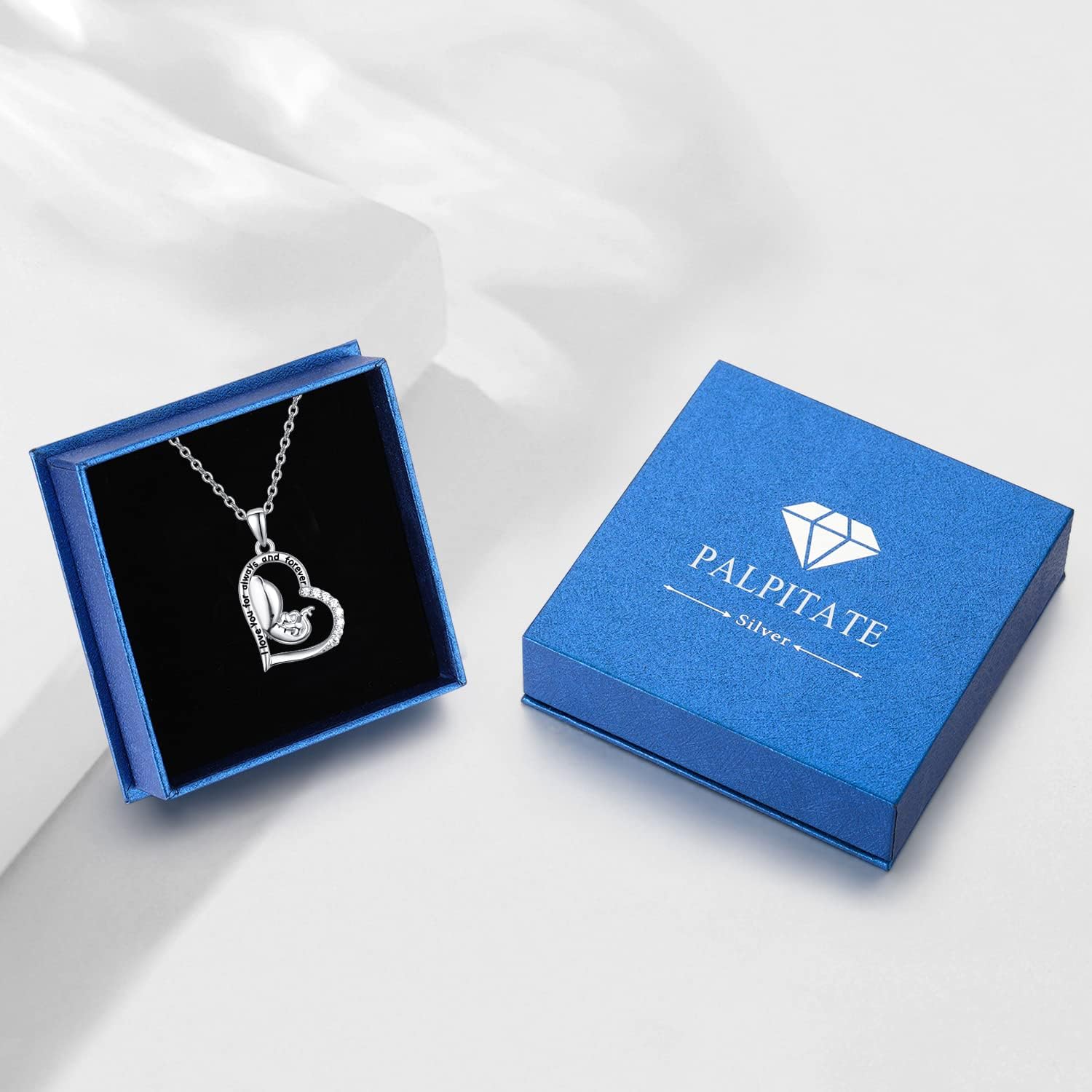 Palpitate Cute Animal Necklaces 925 Sterling Silver Elephant/Koala/Dinosaur/Giraffe/Bear/Frog Pendant Necklaces Jewelry Christmas Gifts for Mother Friends Sister - Image 7