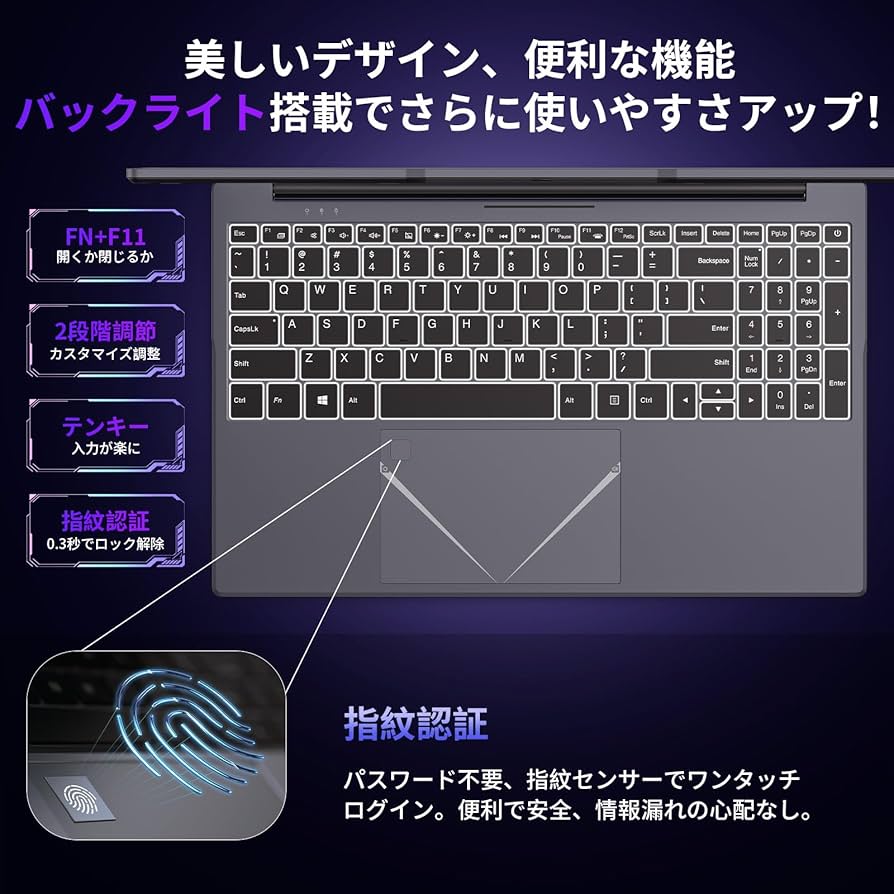 Amazon.co.jp: BINTEC PC 15.6インチノートパソコン/AMD Ryzen 5