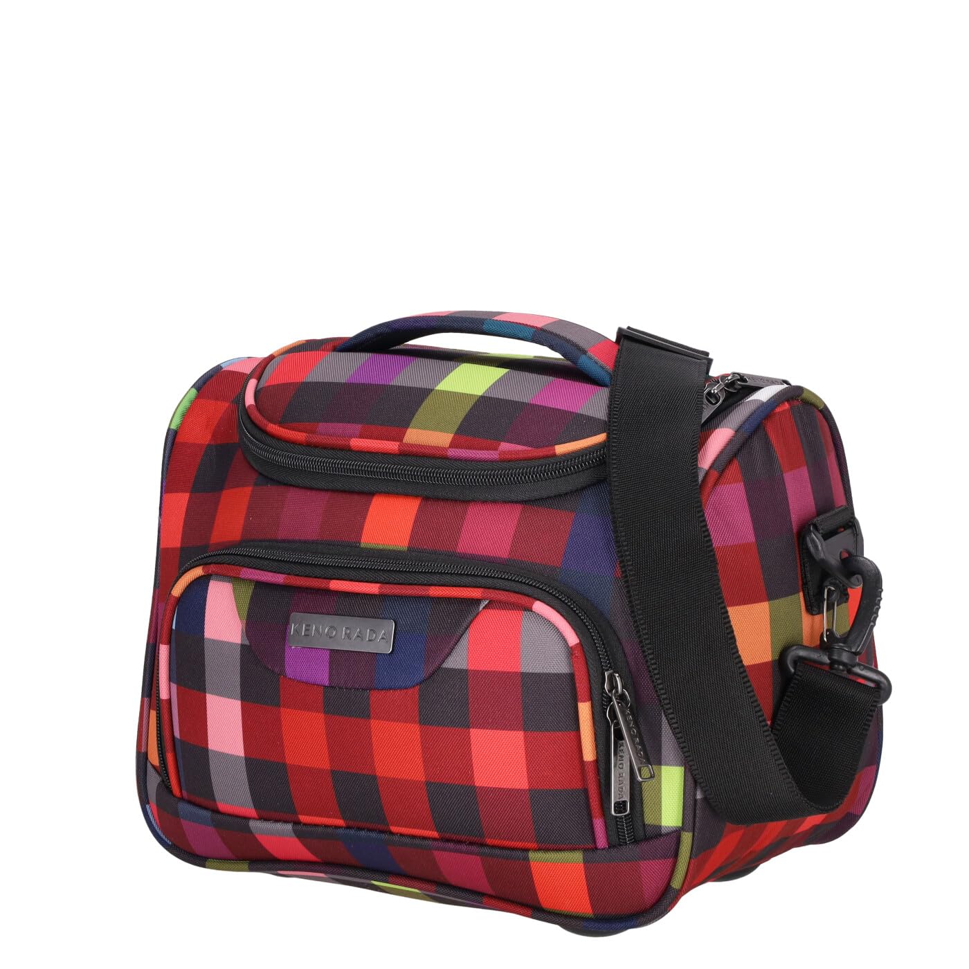 SoftLITE Leichter Kosmetikkoffer aus Polyester (multicolorcheck, Beautycase)
