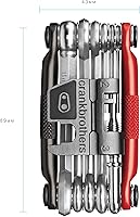 Vista 2 de Crankbrothers Multi Tool M 17 Negro Mate Rojo