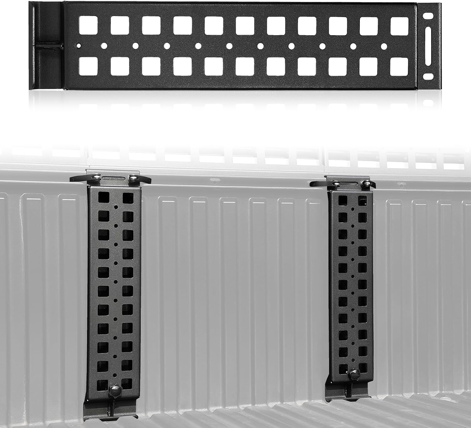 Amazon.com: AMWMORV Bed Rail Mount Brackets,Fit for Toyota Tacoma 2022 ...