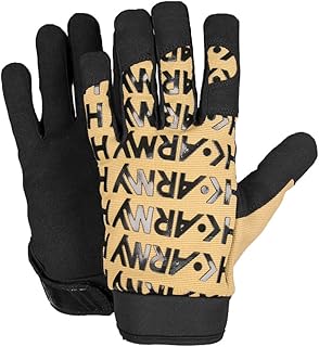 HK Army HSTL Line Full Finger Gloves (Tan, Small)