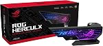 ASUS ROG Herculx Graphics Card Holder (Tool-Free Design, Included Spirit Level, Solid zinc Alloy, 72-128mm, Aura Sync)