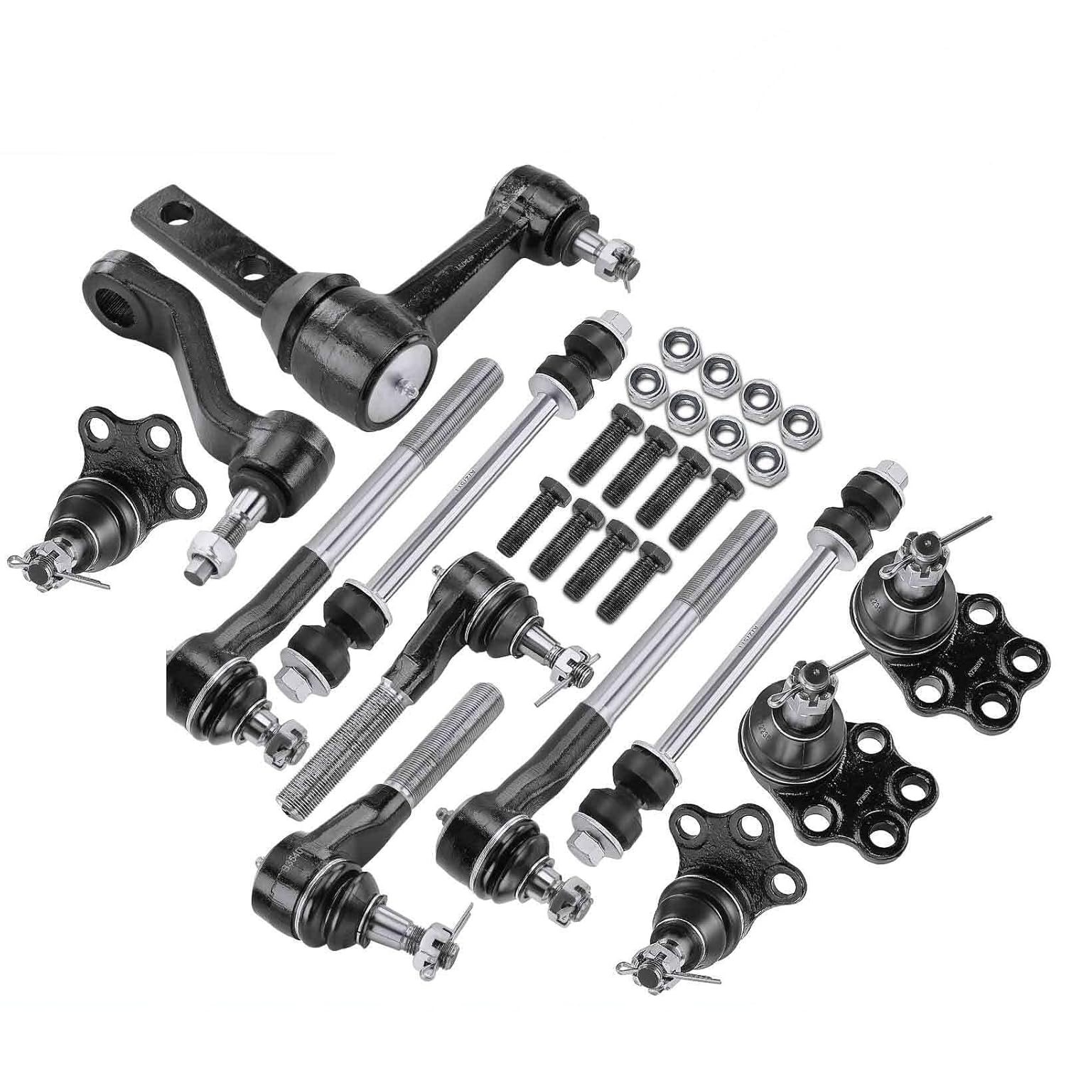 Replacement Parts for 12x Idler Arm&Pitman Arm Stabilizer Bar End Link for Dodge Ram 1500 2000 2001 Mod-A58PP-29791