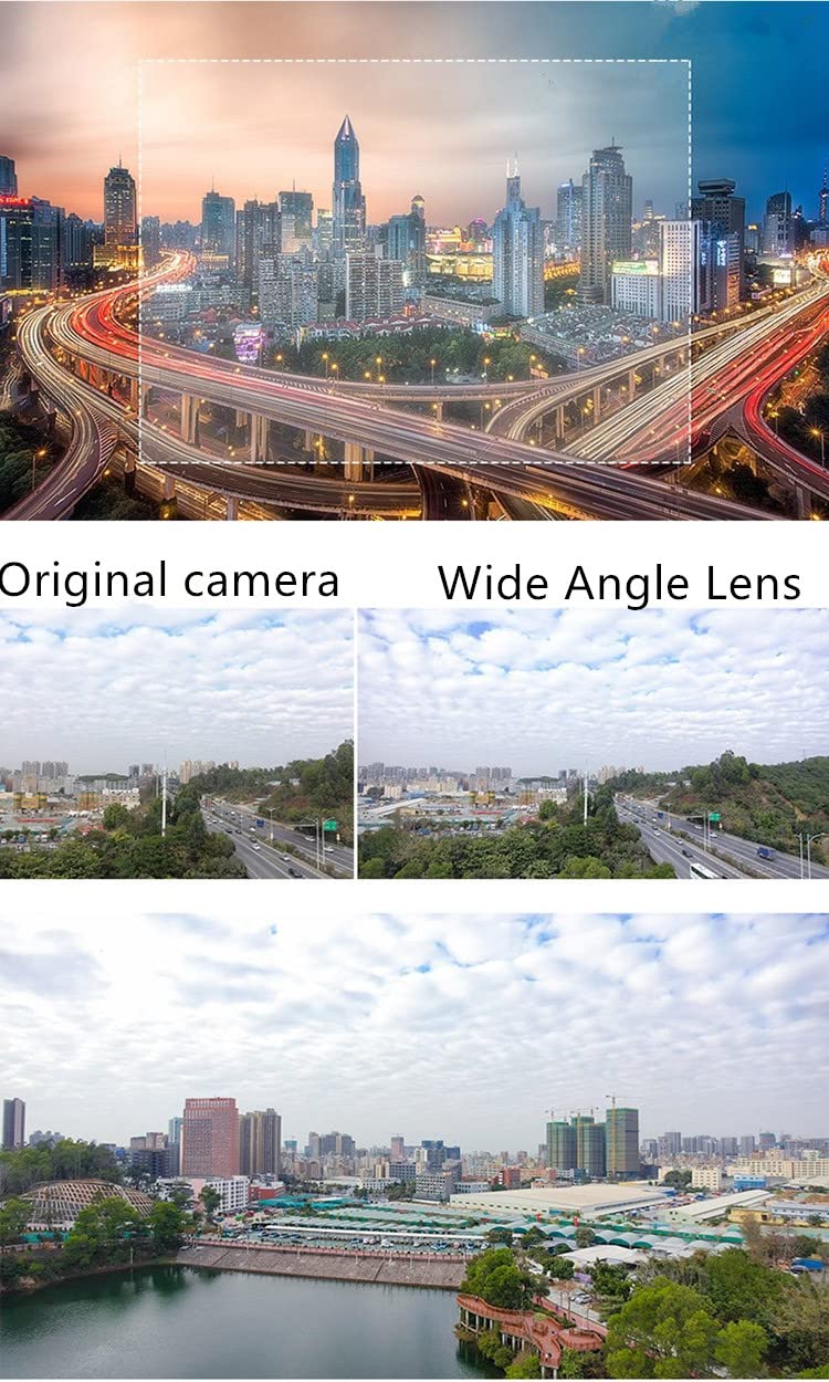 Obiettivo Grandangolare Per DJI Air 3 – Campo Visivo +35%, In Lega Di Alluminio, Installazione A Scatto
