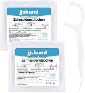 jjshund 200 Zahnseide-Sticks, Reise-Etui