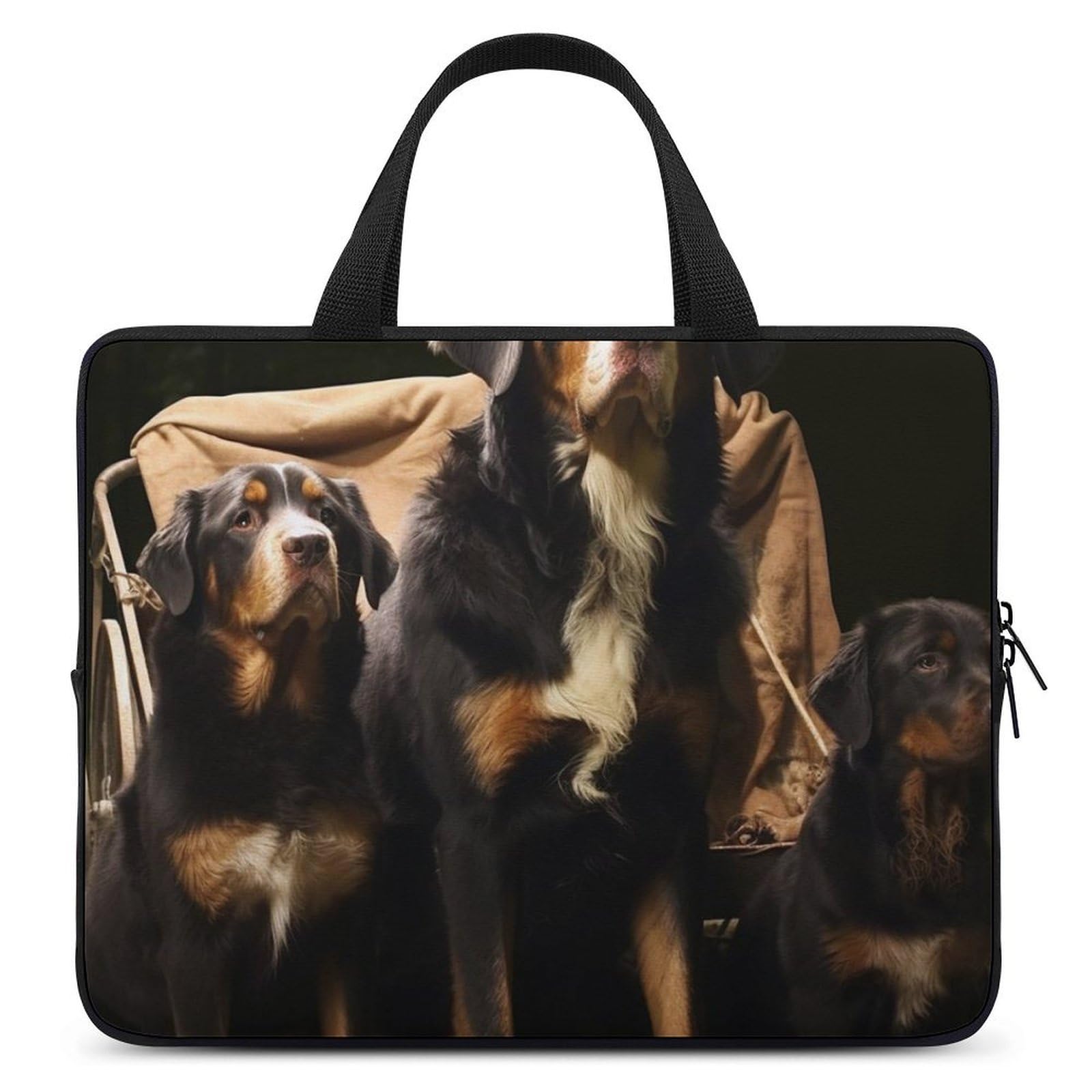 Funda protectora portátil 33.0 cm ligera diseño perro familiar 6