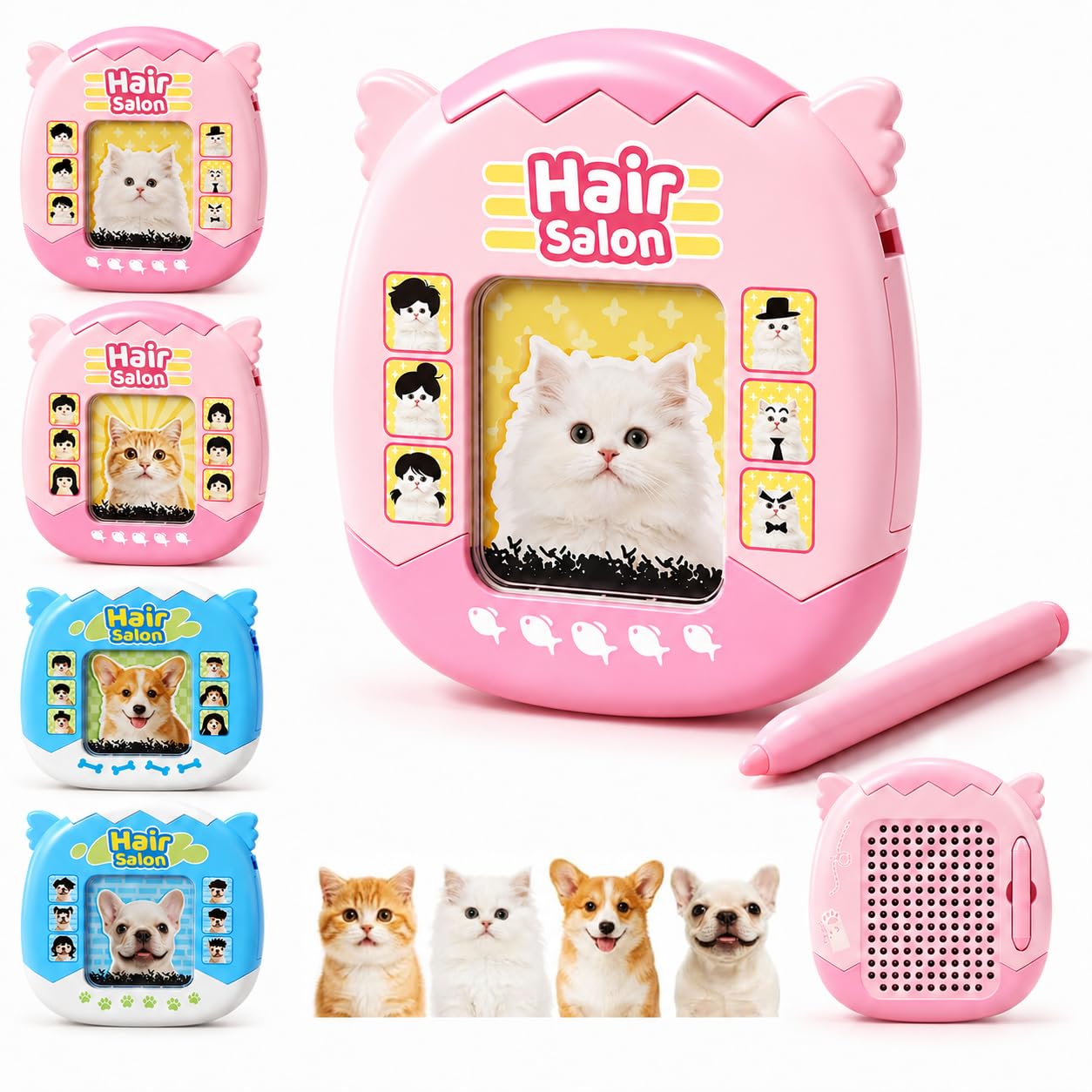 2-in-1 Cat Magnetic Drawing Board, Fun Magnetic Diy Hair Styling Toy