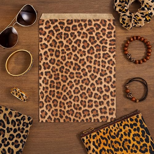 Miniatura 3 de 888 Display  200 piezas de 8.5 x 11 pulgadas de papel de tono leopardo bolsas de regalo de compras