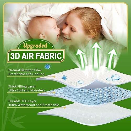 Miniatura 2 de Protector de colchón Queen impermeable protector de colchón