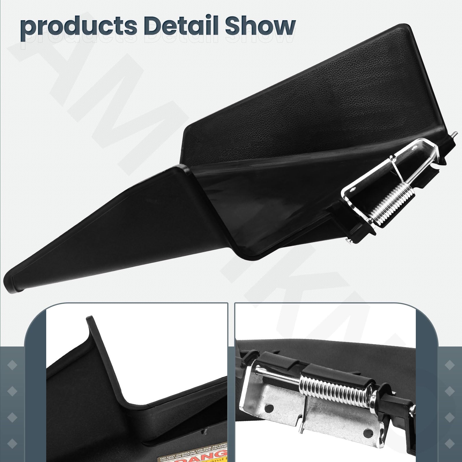 AMTHKNO 631-05229 Deflector de cubierta compatible con cortacésped MTD sustituye a los modelos 631-0216, 631-0216A, 631-05193, 731-1031