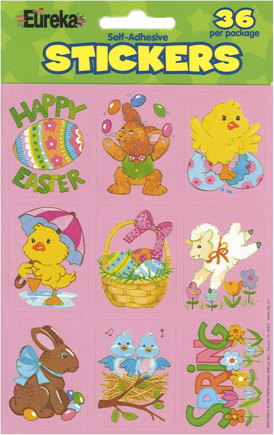 Eureka Easter Stickers