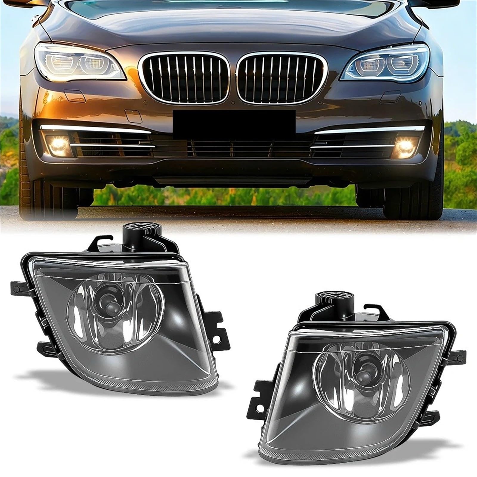 KIRYU Automóvil Faros Para Serie 7 Conjunto Lámpara Antiniebla