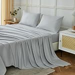 ILAVANDE Queen Ensemble de feuilles 6 Pièce, Hôtel de luxe Super Soft 1800 Series Feuilles de lit en microfibre Queen sans rembourrage & Breathable-14 Feuilles de poche profondes pour lit Queen Size(Queen,Sage Green)