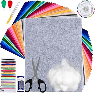MOPLA 30 Farben Filzstoff 40 * 30cm Bastelfilz Farbig Filz Blätter,Filz zum Basteln,Polyester Felt Fabric Filzplatten,Vliesstoff Stoff Filzplatten,zum DIY Handwerk Nähen Manual Decoration