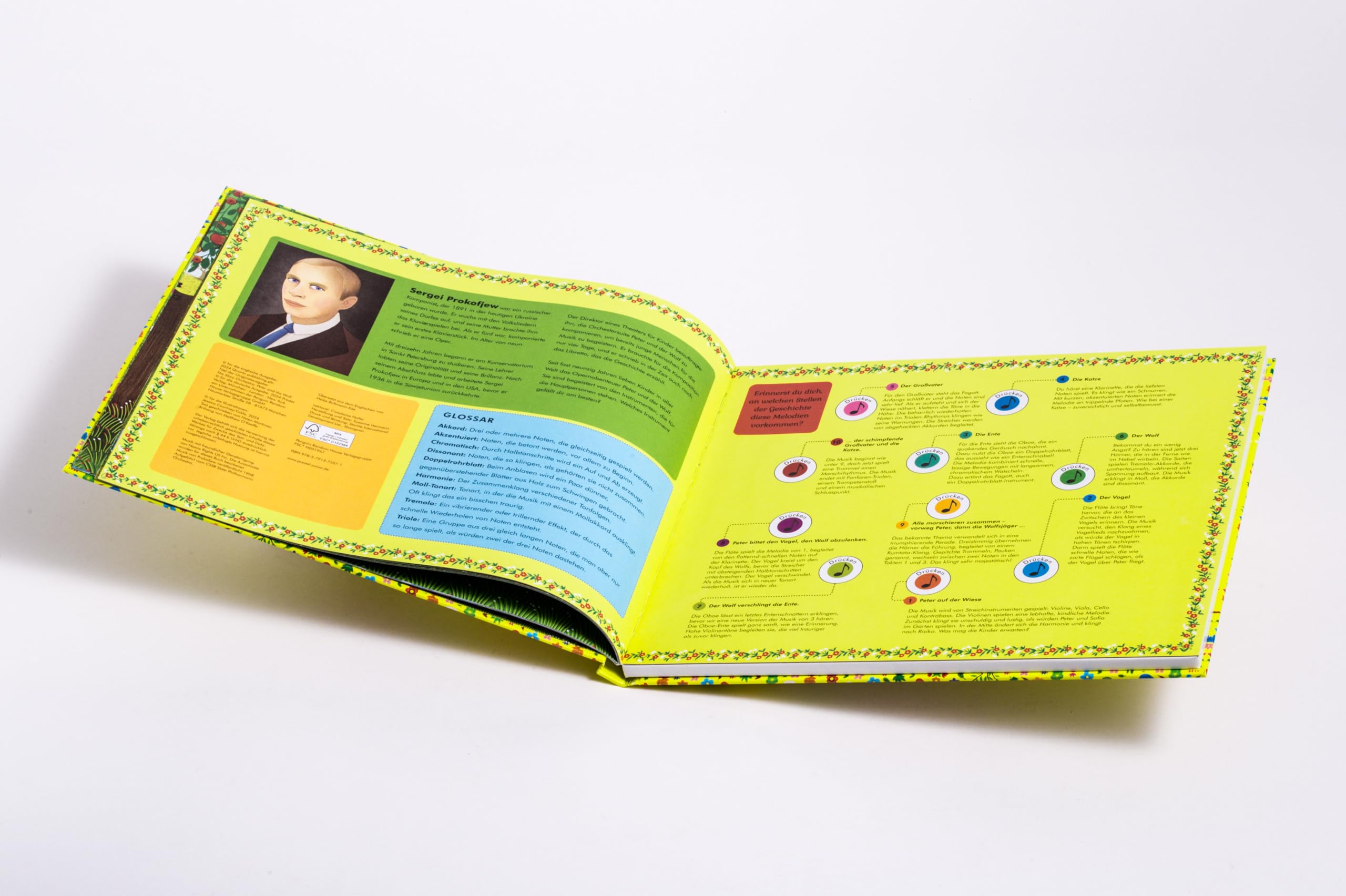 Sergei Prokofjew. Peter und der Wolf: Ein Musik-Bilderbuch zum Hören mit 10 Soundmodulen. Für Kinder ab 4 Jahren