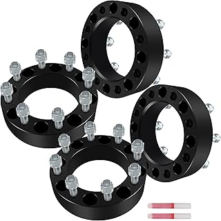 ECCPP 4PCS 2" Wheel Spacers 8 Lug 8x170mm to 8x170mm Wheel Spacers Kits 130mm with 14x2 Studs fit 2000-2005 for Excursion 1999-2000 for F-350 Super Duty
