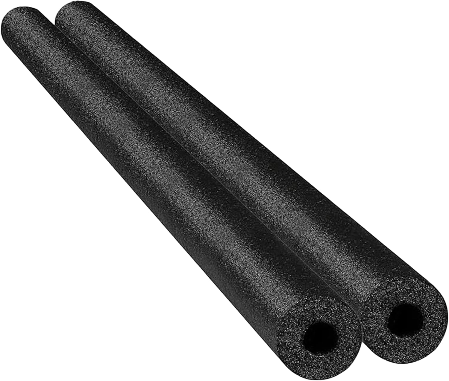 Pool Noodles, 2PCS White Pool Noodle with Hole - High-Density Sponge, Non-Slip Buoyant Swim Aid for Kids & Water Activities