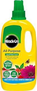 Miracle-Gro All Purpose Concentrated Liquid Plant Food 1 Litre with a Thank You Sticker - Ready To Use