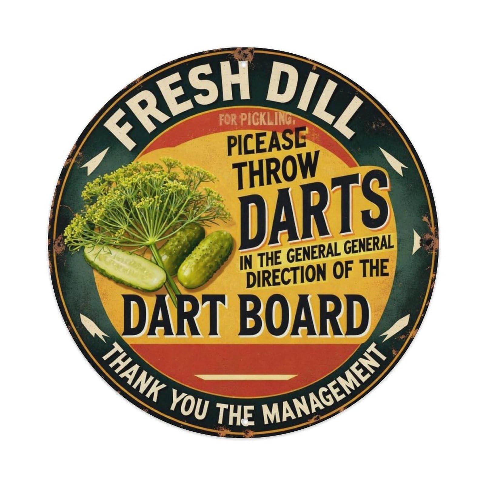 Fresh Dill for Pickling Metal Tin Sign Plaque